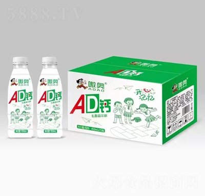 嗷奧AD鈣乳酸菌飲料458ml×15