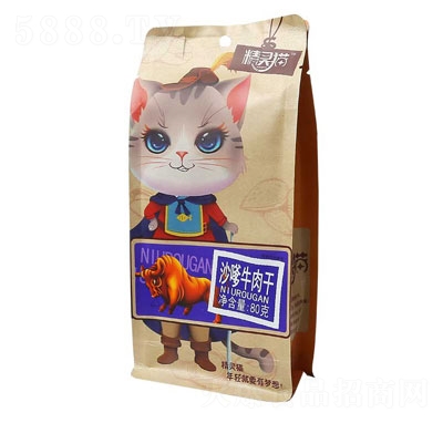 精靈貓沙嗲牛肉干80g